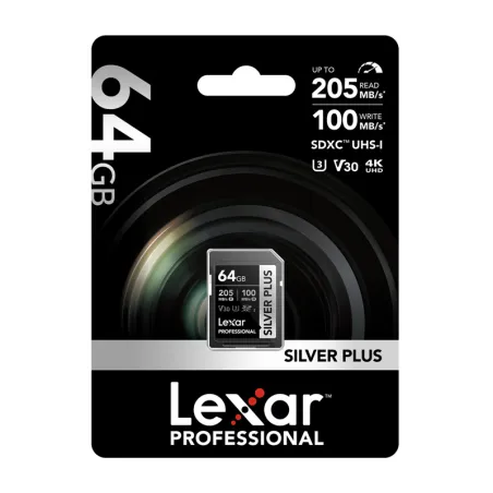 Lexar Professional SILVER PLUS SDXC 64GB memory card